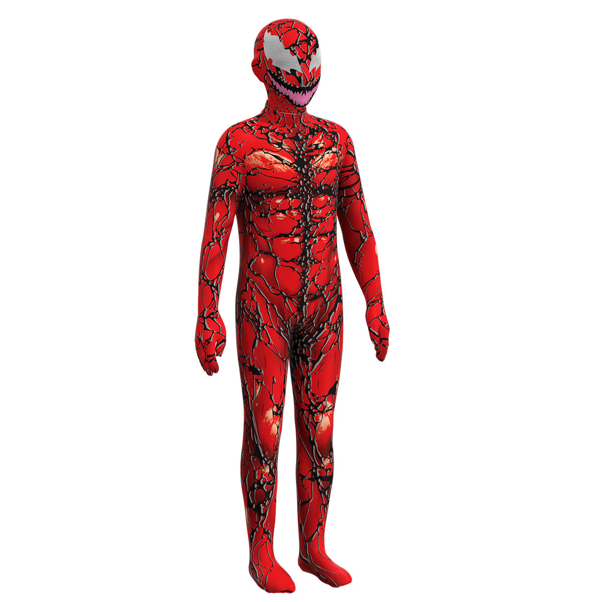Kids Venom: Let There Be Carnage Carnage Cosplay Costume Bodysuit Jumpsuit Halloween Carnival Suit Party Dress