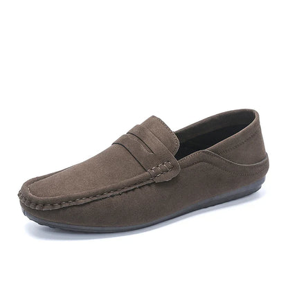 New Suede Men Casual Shoes Fashion Male Lazy Shoes Breathable Comfort Slip-on Mens Driving Shoes Luxury Brand Loafers Moccasins