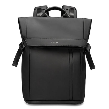 Men Fashion Backpack 15.6 inch Multifunctional Waterproof Backpack Daily Travel Bag Casual School Rucksack with Buckle