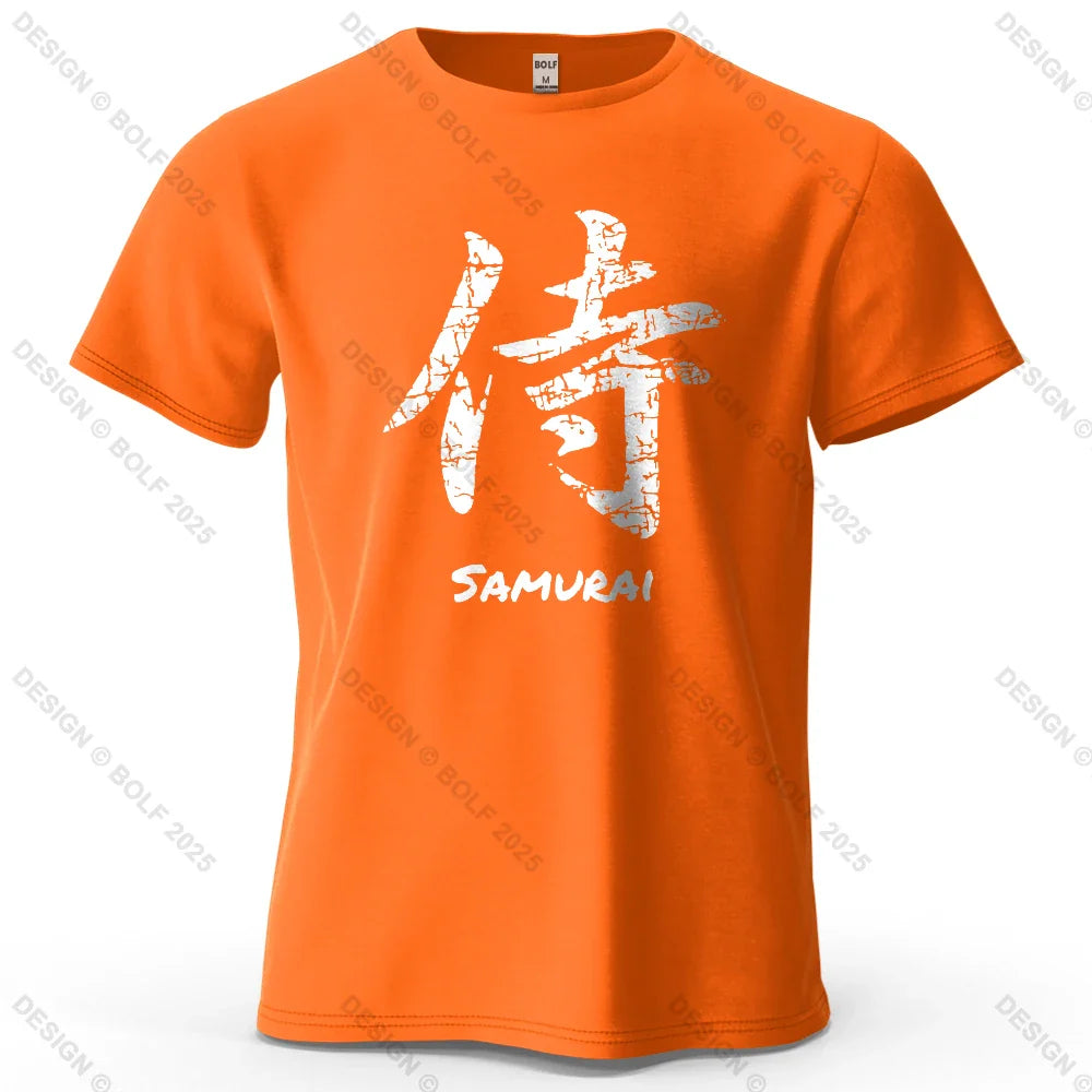 Character Printed Men's T-Shirt 100% Cotton Oversized Classic Asian Aesthetics Graphic Tees for Women Tees Streetwear