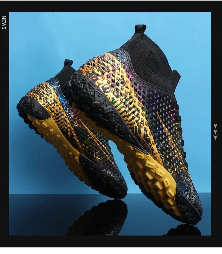 Refreshing Breathable Feet Children's Non-slip Fashion Casual Sports Shoe Youth Soccer Shoes Indoor Outdoor Grass Training Shoes