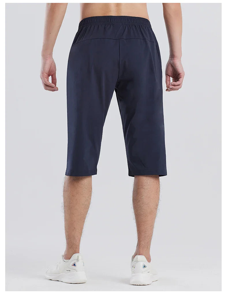 Kelme Sports Capris Men's Summer Breathable Fitness Shorts Football Training Ice Silk Running Shorts