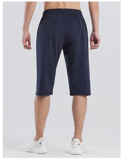 Kelme Sports Capris Men's Summer Breathable Fitness Shorts Football Training Ice Silk Running Shorts