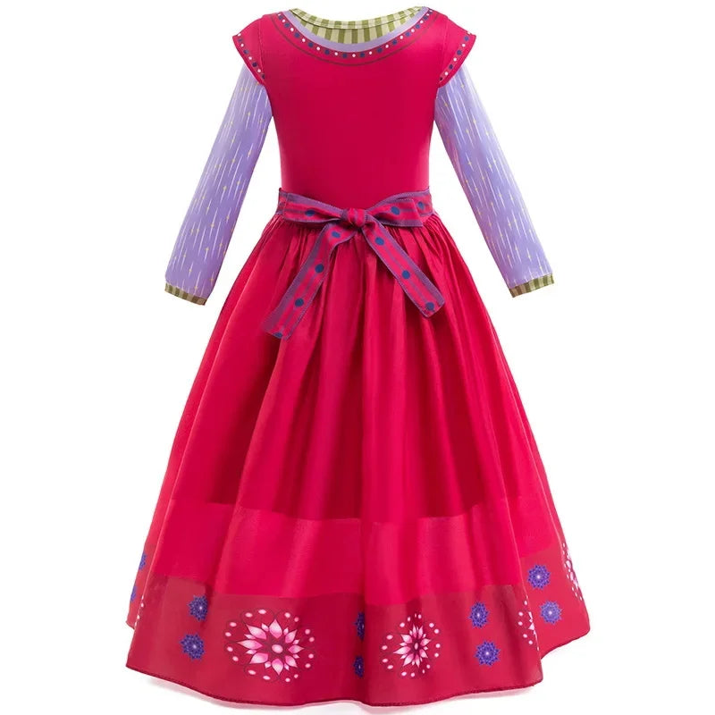 New Girls Carnival Wish Queen Amaya Cosplay Costume For Kids Birthday Party Princess Dress UP Children Role Play Fancy Outfits