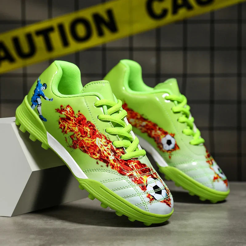 Hot Sale Youth Long Nail Soccer Shoes Children Students Large Size Broken Nail Soccer Shoes Unisex Training Shoes 35-45#
