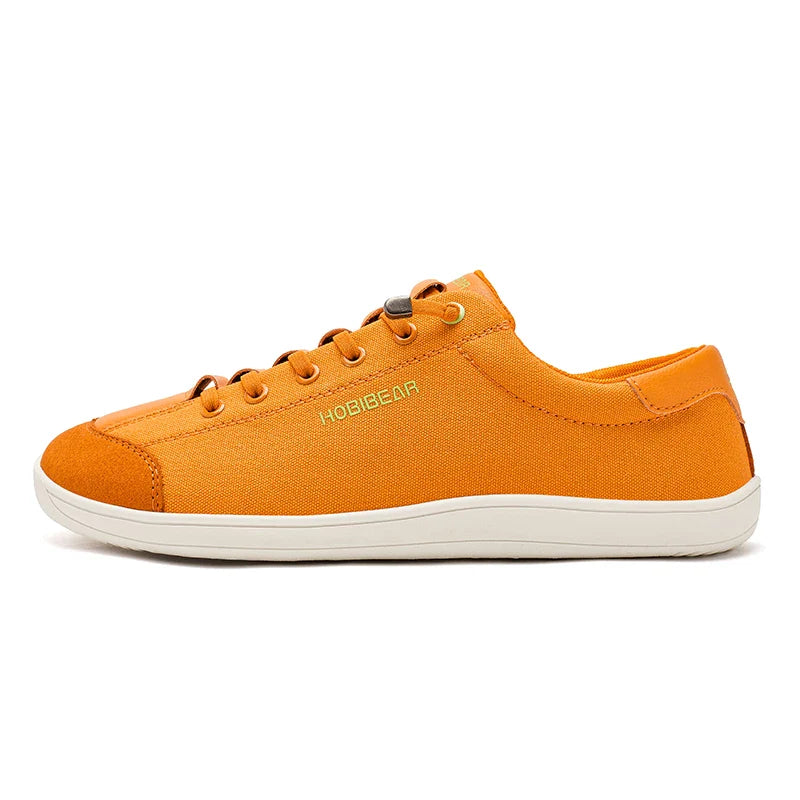 HOBIBEAR Tênis Casual Unissex de Lona | Zero Drop | Bico Largo para Caminhada Minimalista