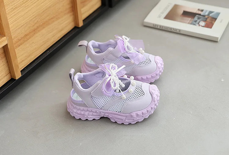 Children's Fashion Sneakers Summer Breathable Sports Sandals Versatile Casual Shoes Kids Soft Soled Beach Shoes Basketball Shoes