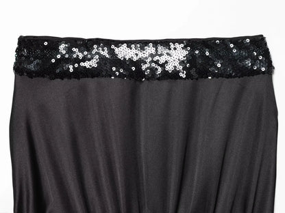 Chic Sequins Strapless Top For Women Holiday Party Tube Tops Chic Off Shoulder Fashion Solid Summer New Ladies Club Wear