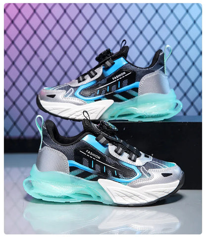 New Children Casual Shoes Four Seasons Kids Mesh Sneaker Non-slip Basketball Sports Shoes Boys Girls Sneaker Outdoor Shoes