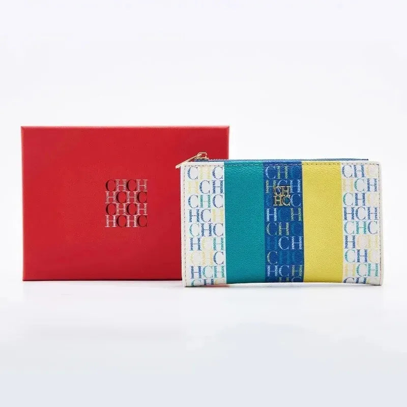 Exquisite Compact Portable High-quality Wallet High-end Feel Light Luxury Women's Cartoon Pattern Printed Wallet