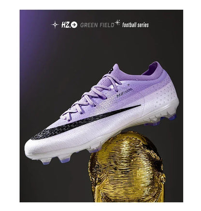 New Men Football Boots Futsal Cleats Unisex Soccer Shoes Hot Sale High-quality Professional Women Ultralight TF/FG Sneakers