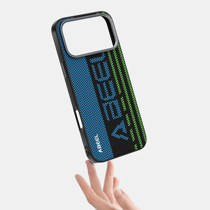 Carbon Fiber Hard Phone Case For iPhone 17 Air 16 15 14 13 Plus Pro Max Aluminium Alloy Camera Protective Magnetic Cover