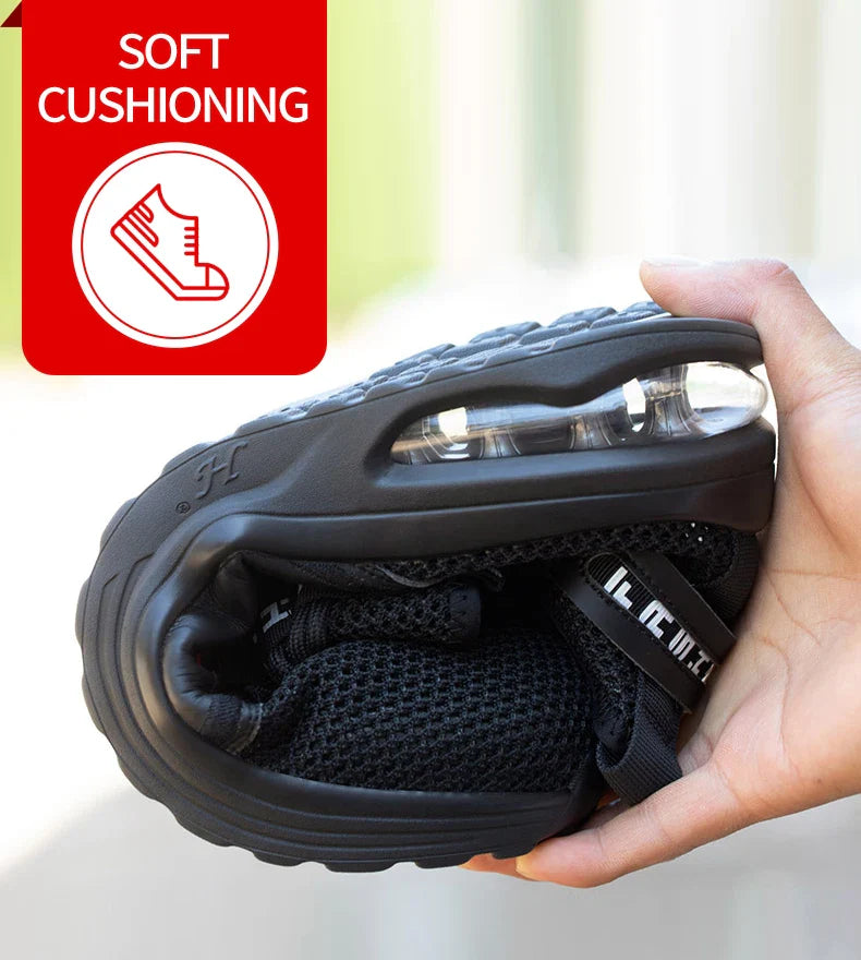 Men Air Cushion Safety Shoes Indestructible Work Shoes Sneakers Steel Toe Anti-smash Industrial Shoe Puncture-Proof footwear