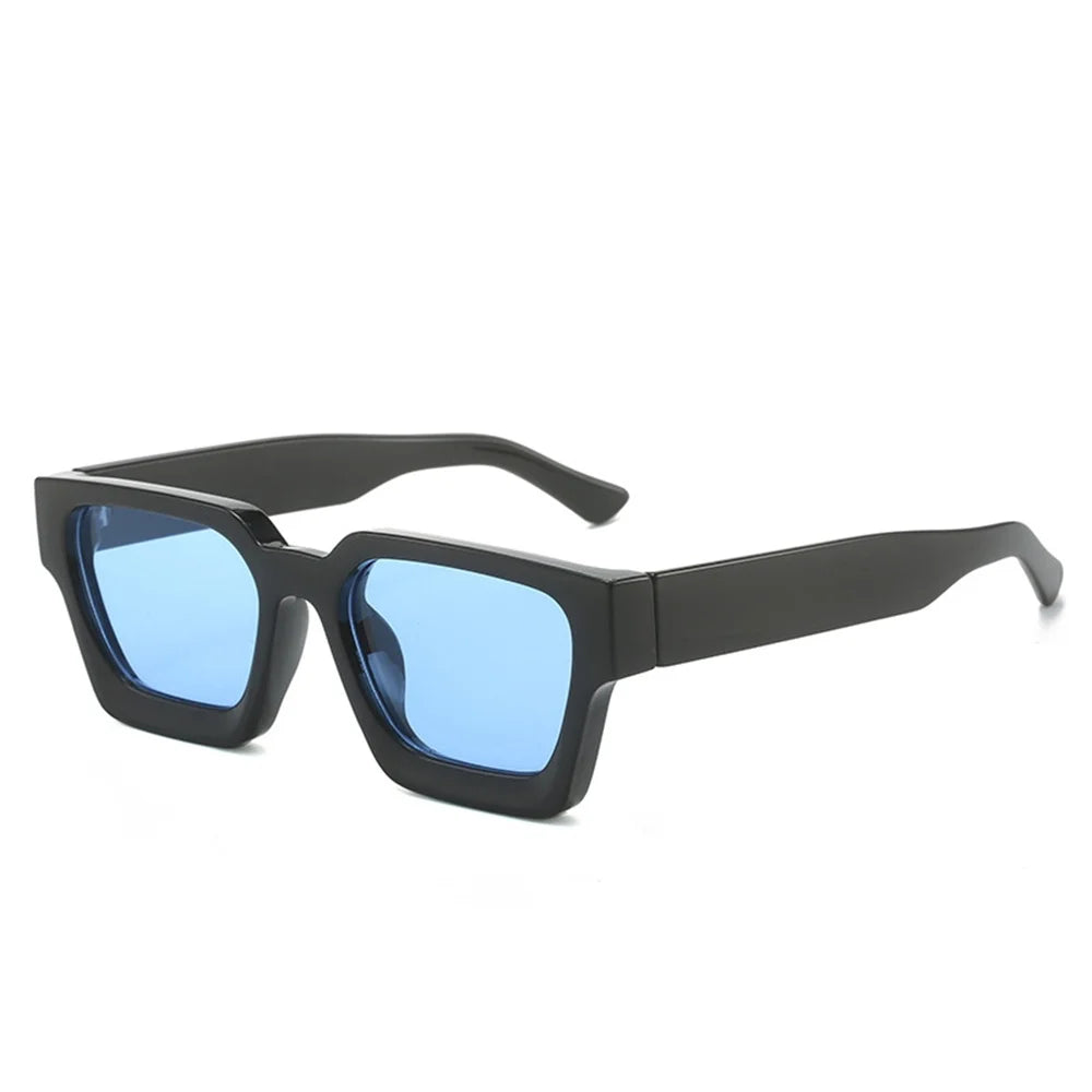 Men Square Frame Sunglasses 2025 Luxury Brand Designer Sun Glasses Retro Trendy Shades UV400 Unisex Women Glasses New