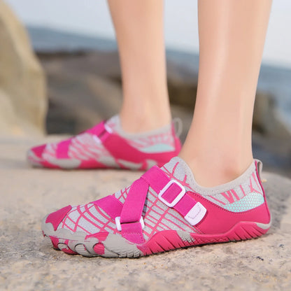 Men's Elastic Aqua Shoes Breathable Women Outdoor Wading Sneakers Quick Dry Water Shoes for Diving Swimming
