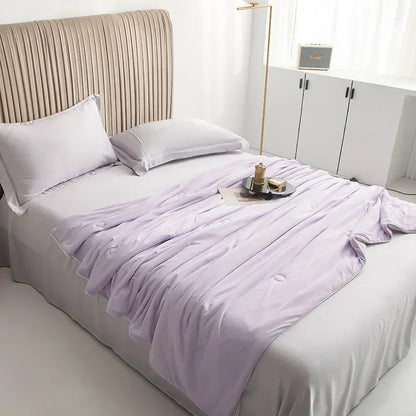 High Quality Cooling Blankets Smooth Air Condition Comforter Lightweight Summer Quilt with Double Side Cold  Cooling Fabric