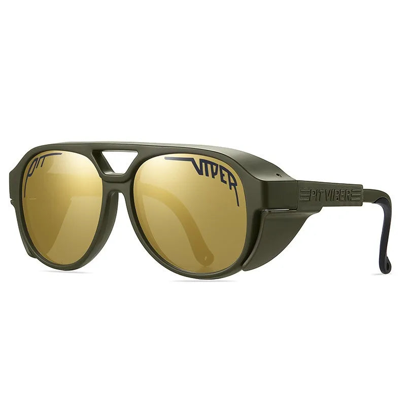 Viper Cycling Sunglasses Adult UV400 Men Women Designer Steam Punk Eyewear Vintage Sun Glasses Retro Goggles