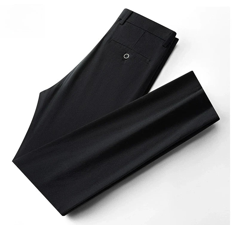 Men's Casual Pants: Breathable & Lightweight for Summer Comfort Business Casual Men's Work Trousers