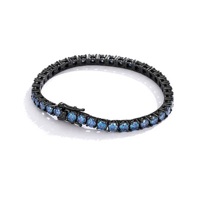 TY 3-5MM Moissanite Bracelet For Women Men 925 Sterling Silver Chain Bracelet D VVS1 Fine Luxury Jewelry Lab Gemstone