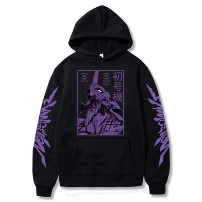 Neon Genesis Evangelion EVA Cosplay hoodie print jumper Men's and women's same streetwear tops