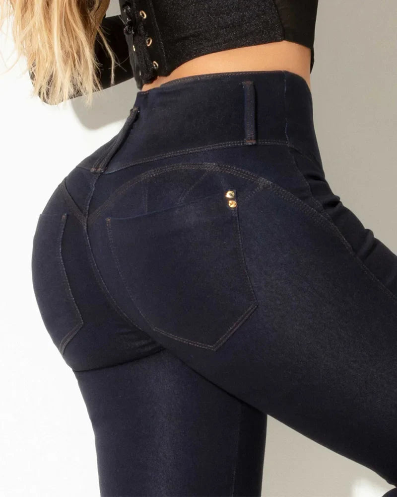 Straight Leg Wrap Hips Casual Daily Trousers Shaped Up Slim Fit Classic Y2K Streetwear Work Pant Concise 2024 Women's Bottoms