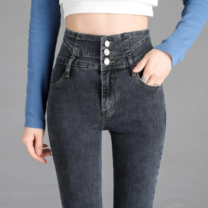 High-quality New Vintage High-waist Stretch Skinny Jeans