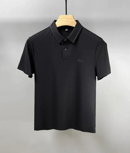 High end designer brand short sleeve POLO shirt men cool breathable summer T-shirt fashionable embroidery casual men's clothing