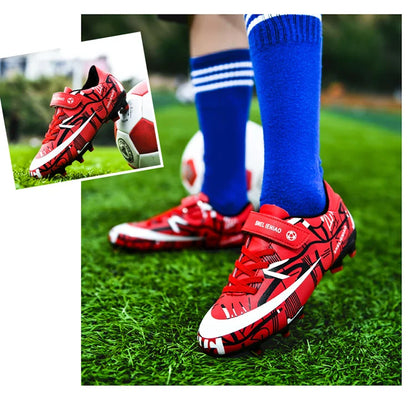 Hot TF/AG Kids Football Shoes Original Child Soccer Shoes Indoor Training Football Field Boots Children‘s Soccer Cleats Sneaker
