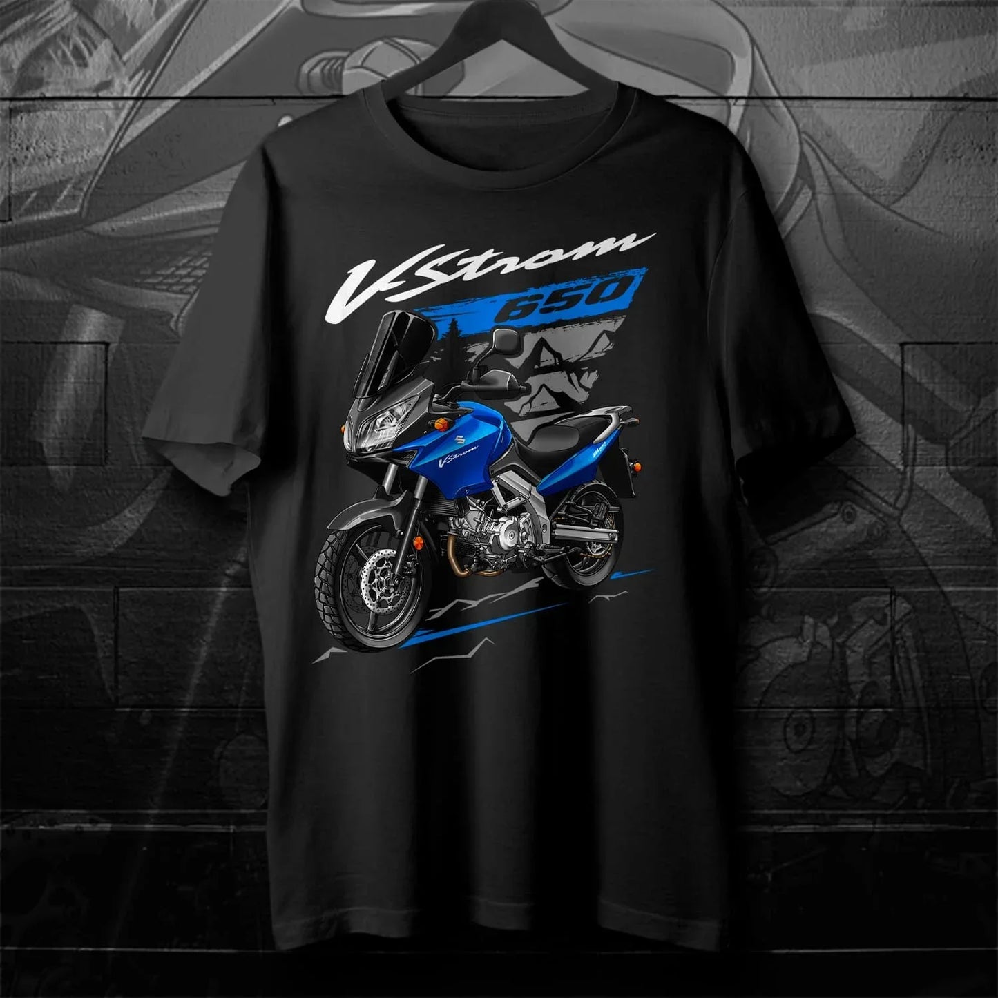 Classic Japanese 2004-2011 Models V-Strom 650 Motorcycle T-Shirt 100% Cotton O-Neck Short Sleeve Summer Casual Mens T-shirt