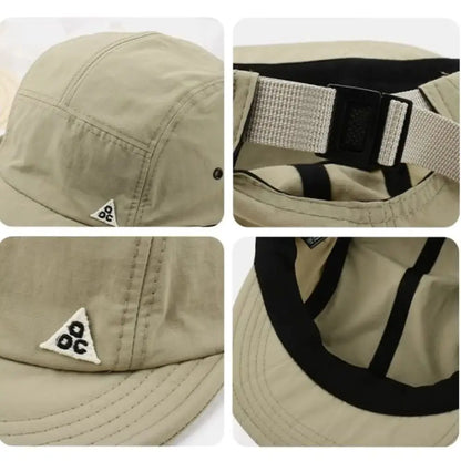 Japanese Retro Quick-drying Short Brim Baseball Caps Unisex Summer Outdoor Sunscreen Casual Versatile 5-flap Tooling Camping Hat