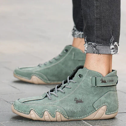 Men's Boots Casual Fashion Luxury Designer Soft Sole Waterproof Mens Loafers New Trend High Quality Couple Lace Up Hiking Shoes