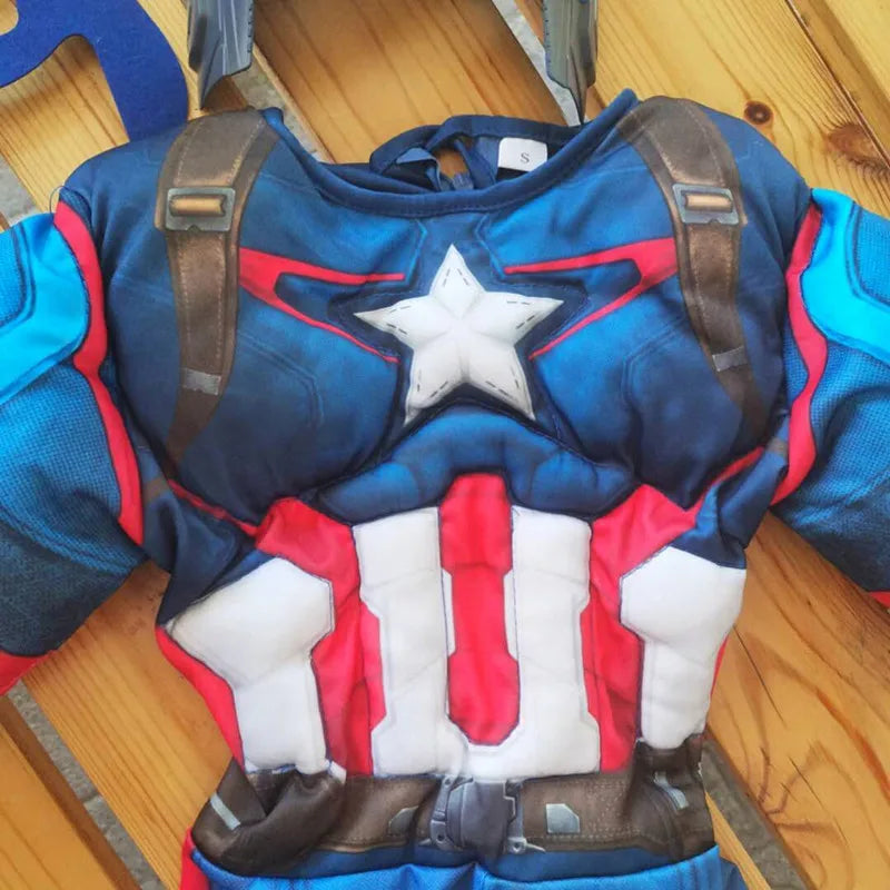 New Boys Girls Superhero Costume Movie Characters Cosplay Jumpsuit with Halloween Mask Party Cosplay Outfit for Holiday Dress Up