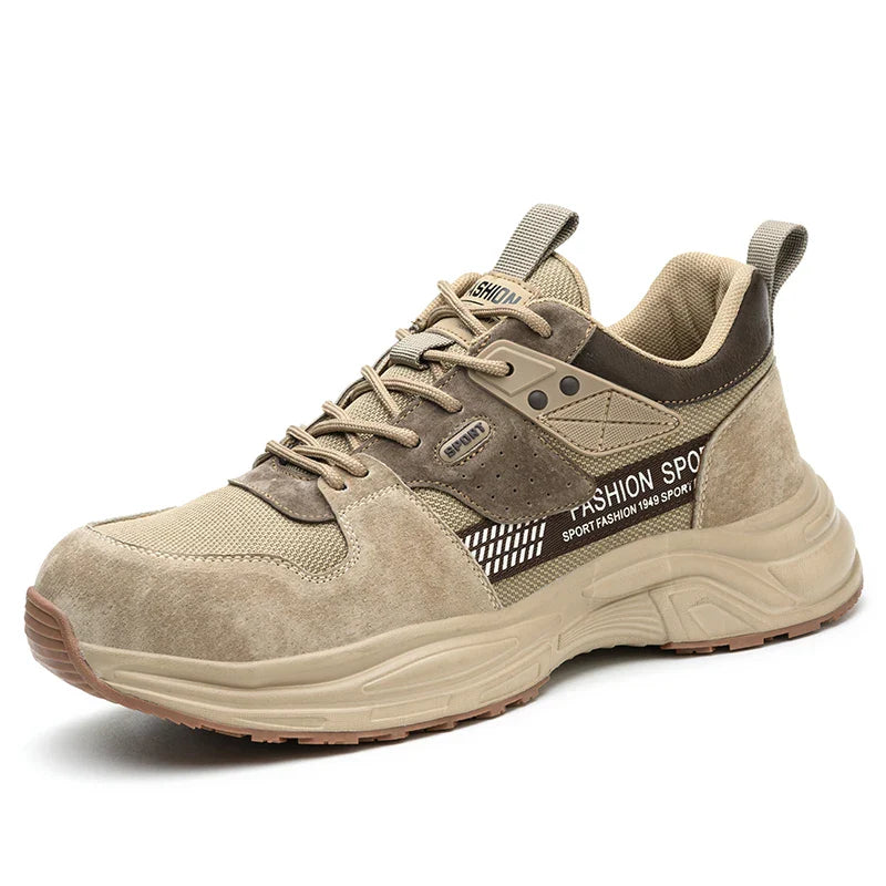 Anti-Puncture Work Shoe For Man  breathable Safety Work Sneakers with iron Toe Indestructible shoes Breathable Work Boots
