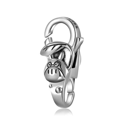 Authentic 925 Sterling Silver Snake Chain Bracelet Bangle with Lobster Clasp Beads DIY Women Charm Bracelets Women Fine Jewelry
