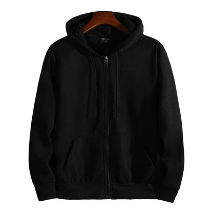2024 Men's Solid Suits Zipper Hoodies+ Pants Spring Autumn Casual Fitness Sports Hot Elastic Male Clothes Outfit Drawsting Pants