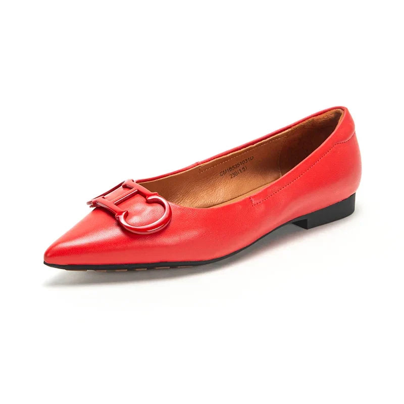 Women's Flats Simple Solid Coloured Classic Fashionable Style Pointed Toe Suitable for Business Office Comfortable For Girls