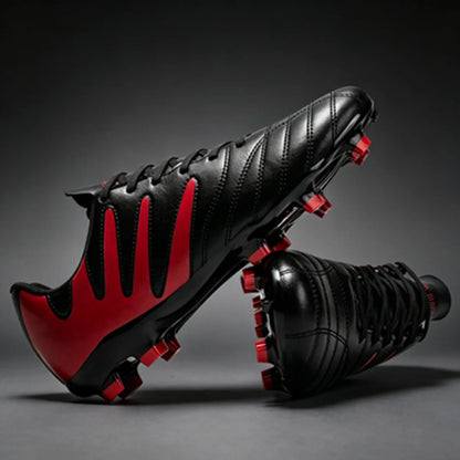 AG FG Outdoor Soccer Boots Breathable PU Fabric Upper TPU Reinforced Sole Wear Resistant Boys Girls Professional Football Shoes