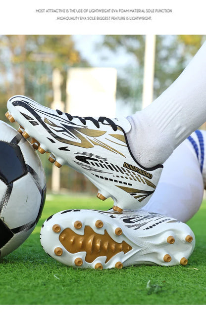 Outdoor Children's Football Shoes Low-cut Kids Soccer Shoes Sports Shoes Comfy Non-Slip Training Shoes For Boys Futsal Sneakers