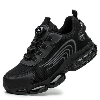 Safety Footwear Men Work Boots Lightweight Air Cushion Sneakers Puncture-Proof Work Shoes Indestructible Male Steel Toe Shoes