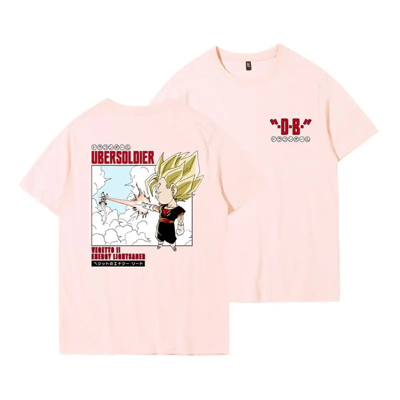 Tide Brand Joint T-shirt Wukong Frisa Animation Peripheral Clothes Ins Men's America Short-sleeved T-shirt