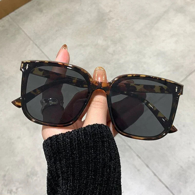 Vintage Square Sunglasses Women Oversized Sunglass Men Retro Black Sun Glasses Shades Goggle UV400  Oculos De Sol