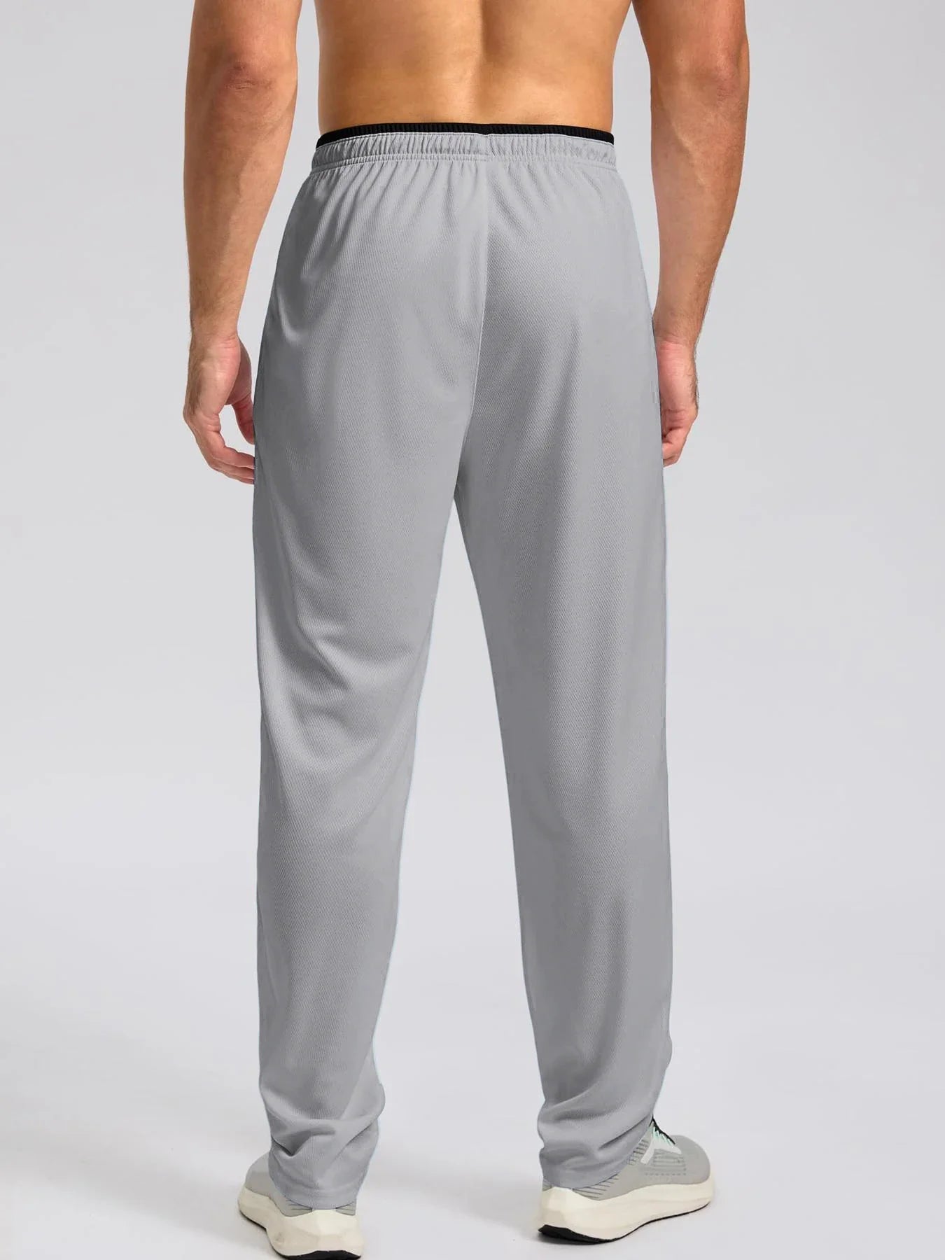 Men's Breathable Athletic Pants: Lightweight Workout Trousers with Zipper Pockets – Multi-Color Activewear for Gym & Casual Use.