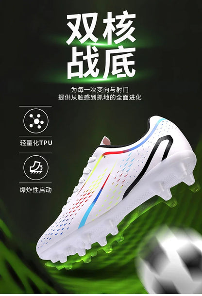 New Men Football Boots Non-Slip High-quality Woman Soccer Shoes Grass Cleats Futsal Sneakers Match Indoor Outdoor Football Shoes