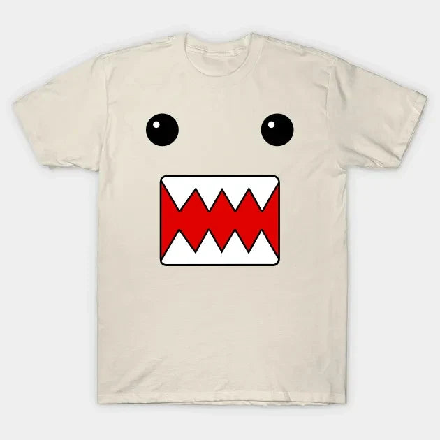 Animation Derivatives Pattern Printing T-shirt Men's 2025 Summer New Fashion Cotton Oversized Casual Streetwear