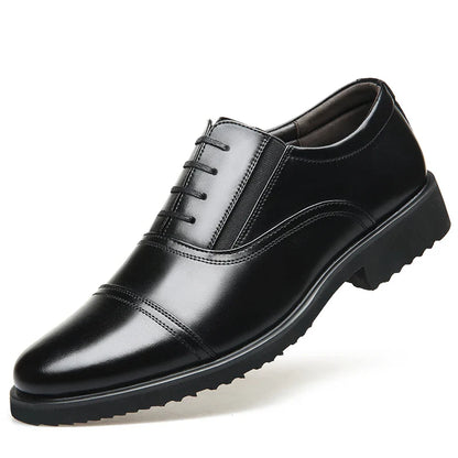 Men's casual leather shoes, business casual shoes, formal fashion, banquet flat shoes, size 50 men's shoes
