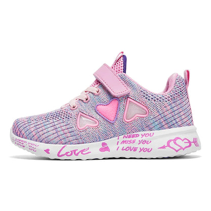 Cozy Knit Shoes for Girls Ultra Breathable Sneakers Lightweight Footwear Comfy and Casual Spring and Summer Gift Idea for Her