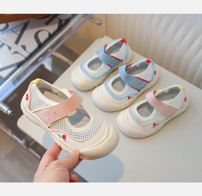 Kids mesh sneaker Anti-slip Sandal Toddler Boy Sports Shoe Girl Children Breathable Beach Sandal Soft Bottom sports casual Shoes