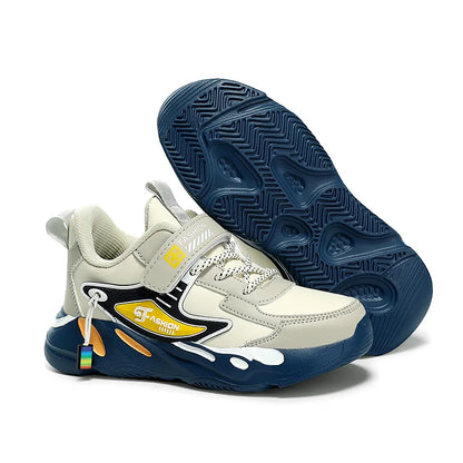 Children Basketball Shoes Trendy Comfortable Outdoor Training Anti Slip Wear-resistant Fashion Running Shoes for Kids Size 28-39