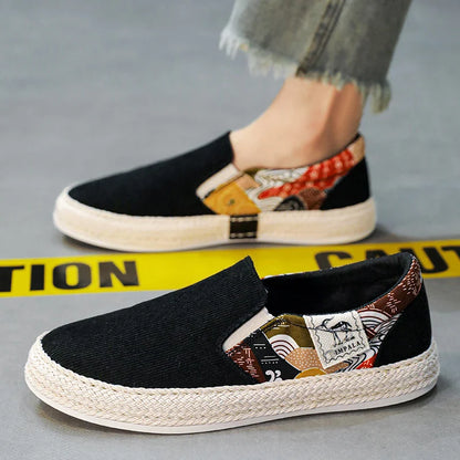 New men's youthful and trendy outdoor casual simple personality slip-on lazy casual shoes