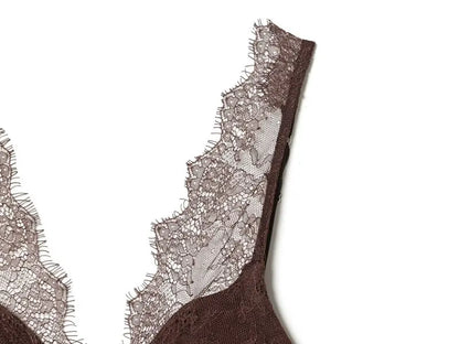 Women's Satin Lace Camisole - Sexy V-Neck Sleeveless Top for Summer, Perfect for Party & Beach Outfits, Comfortable Silky Feel